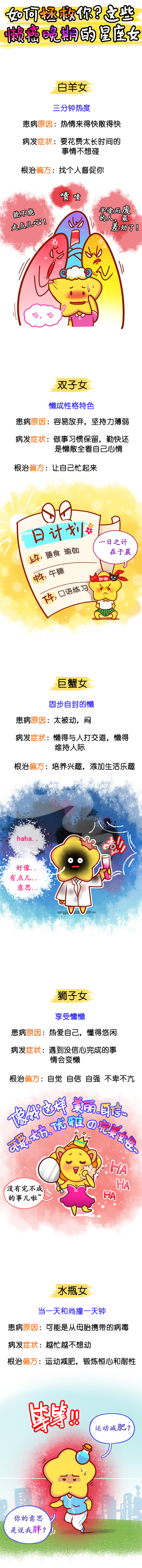 如何拯救你 這些懶癌晚期的星座女